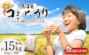 令和7年産 魚沼産コシヒカリ おぢや棚田米コンテスト入賞者の栽培した棚田米 精米15kg（5kg×3回）定期便隔月発送【0002-RC04DB00-02】