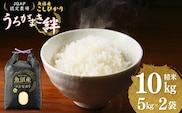 【JGAP認証農場】令和7年産 魚沼産コシヒカリ 精米10kg(5kg×2袋) うちがまき絆 【0002-UK02-02】