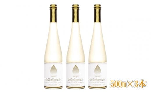 Cell Cleanse(セルクレンズ）フルボ酸 (500ml×3本セット) 天然植物性マルチミネラル&ケイ素 丸栄 【0048-0002-01】