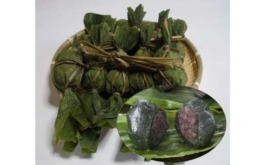 村上の元気なかあちゃんたちが手作りした笹団子(粒あん20ヶ) 1061002