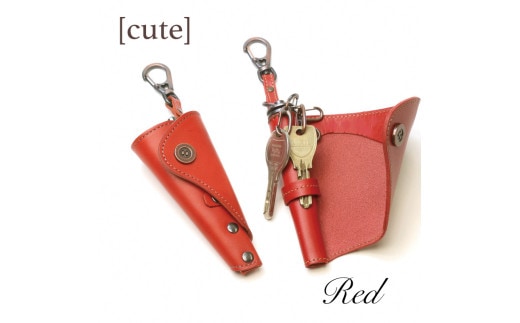 【唯一無二のキーケース】キーコロネ(レッド)1087020 革製品 レザー キーケース ケース
