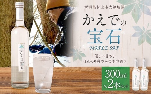 メープルサップ「かえでの宝石」300ml×2本セット 1093002 
