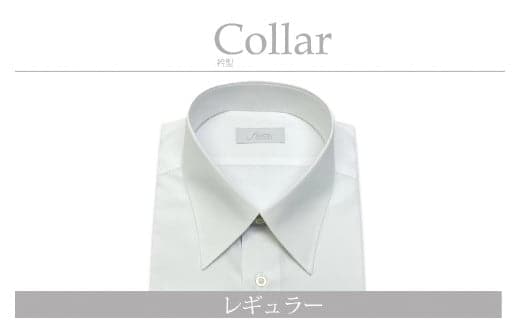 【国内縫製】オーダーシャツ工場で作る綿100%メンズ用ドレスシャツ「3Lサイズ」衿型レギュラー 1080007