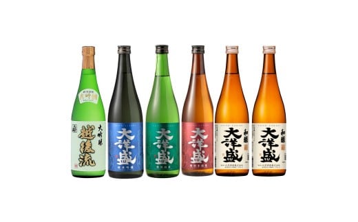 【定番から希少酒まで】大洋盛飲み比べセット(720ml×6本) 日本酒 大洋盛セット726 四合瓶 新潟県 地酒 清酒 大洋酒造 1009009