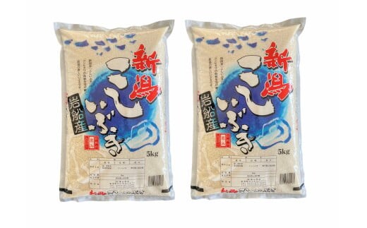 【令和7年産米】新潟県村上市産 こしいぶき 5kg×2袋（合計10kg） 精米 お米 白米 1033001