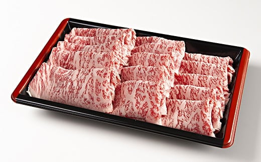 とろける旨みと甘い脂身!村上牛 ローススライス すき焼き・しゃぶしゃぶ用 400g×1パック 約2人前 生産者直送 にいがた和牛 santaふぁーむ [1031004]