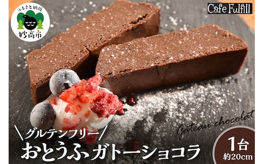 グルテンフリー おとうふガトーショコラ 豆腐 米粉 ガトーショコラ 手作り 甘さ控えめ