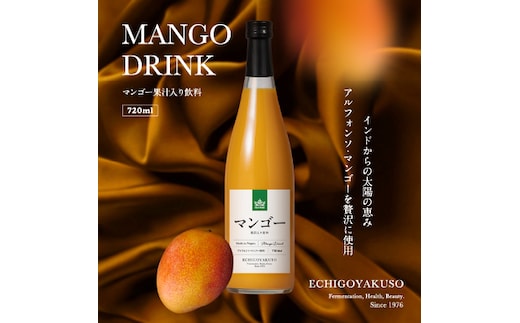 マンゴー果汁入り飲料 720ml 1本 ふるさと納税