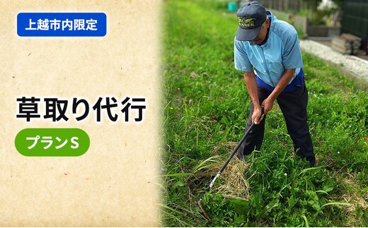 草取り 代行プラン S（上越市内限定）草刈り 手作業 雑草 除草 上越市