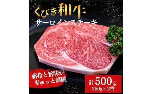 【にいがた和牛】くびき和牛 サーロインステーキ(250g×2枚) 上越市 牛肉 和牛