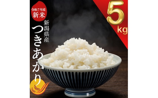 令和7年 新潟県産つきあかり 5kg 5キロ 白米 精米 送料無料 上越市 米ヴィレッジさんわ 低温貯蔵 品質管理徹底