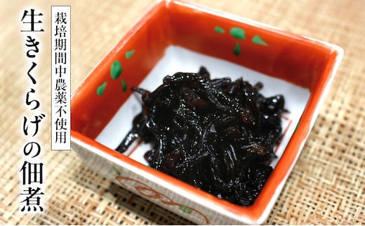 おばあちゃんの生きくらげの佃煮 70g/くろべの太陽/富山県 黒部市 つくだに 加工食品 