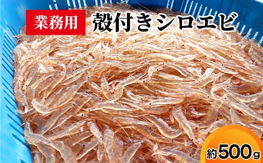 業務用殻付きシロエビ500g