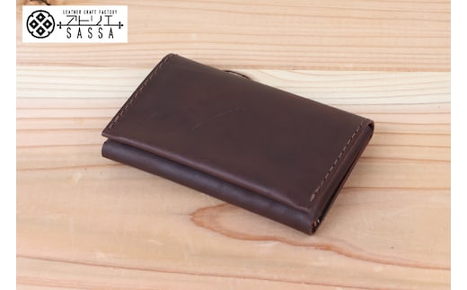 名刺入れ [アトリエSASSA 富山県 朝日町 34310573-bw] 名刺 めいし 名刺入 カードケース 革 牛革 国産 レザー手作り カードホルダー シンプル