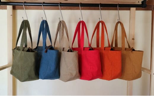 トートバッグ M アーミーグリーン [アトリエSASSA 富山県 朝日町 34310400] キャンバス 帆布 バッグ 鞄 カバン ビジネス カジュアル お稽古バッグ