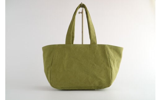 職人手作り直送！トートバッグ S ライトカーキ [アトリエSASSA 富山県 朝日町 34310270] キャンバス 帆布 バッグ 鞄 カバン ビジネス カジュアル お稽古バッグ