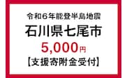 令和6年 能登半島地震 支援寄附金 5,000円 返礼品なし [石川県 七尾市]