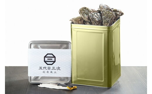 【発送時期が選べる】魚介類 牡蠣 / 能登風土 七尾産「能登かき」殻付き（一斗缶）◇ ※2025年11月下旬～2026年5月上旬頃に順次発送予定