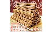 【定期便】国内製造　星のチュロス　チョコレート　25本入り　全2回 ※着日指定不可
