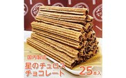 【定期便】国内製造　星のチュロス　チョコレート　25本入り　全6回 ※着日指定不可