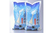 【発送時期が選べる】【新米】七尾産こしひかり10kg(5kg×2)　「能登の里山里海（世界農業遺産）」で育ったお米です ※2023年10月上旬～12月下旬頃に順次発送予定
