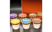 スイーツ　/チェルキオ 能登生乳 ジェラート セット 6個入り（ミルク、塩、ブルーベリー、イチゴミルク、キナコ、カボチャ　各1個）
