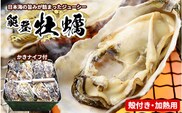魚介類 牡蠣 / 能登かき / 殻付き・加熱用・半斗缶［約40～50個］ ※2025年12月上旬～2026年5月上旬頃に順次発送 ※離島への発送不可