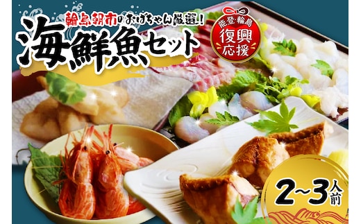 輪島朝市のおばちゃん厳選！能登の里海鮮魚セット wa099-001