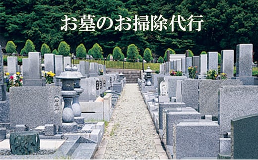 お墓のお掃除代行（お申込み前に事業者にお問合せ下さい） チケット 代行清掃 
