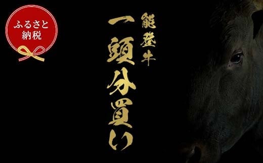 【和牛セレブ】能登牛 一頭買い（一括配送） 【2026年1月以降発送】牛肉 最高級 一頭買い 黒毛和牛 能登牛 和牛セレブ F6P-2156