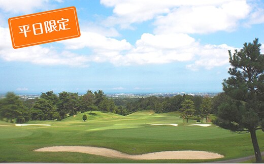松風コース 平日限定 セルフプレーペアー招待券 ゴルフ場利用権 チケット 