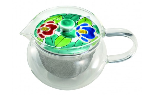 九谷焼 九谷和ポットNAGOMI POT・色絵椿