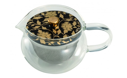九谷焼 九谷和ポットNAGOMI POT・金襴手 黒
