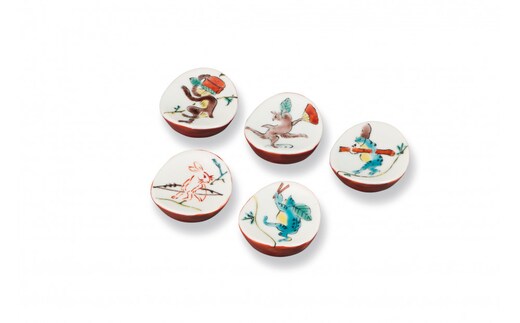 箸置 鳥獣戯画 民芸品 工芸品 雑貨 小物 小鉢 キッチン雑貨 キッチン用品