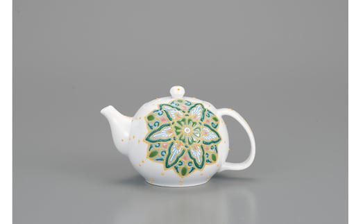 ポット急須 色絵華唐紋 相川志保 民芸品 工芸品 雑貨 ティーポット キッチン雑貨 キッチン用品