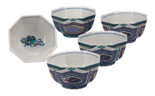 九谷焼 3.2号小鉢揃 古九谷風 a01 食器 キッチン雑貨 キッチンアイテム 雑貨 小物 お皿 小皿 食卓 テーブルコーディネート 