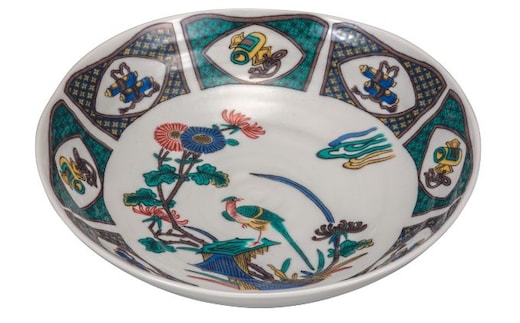 九谷焼 7号鉢 古九谷花鳥 a01 食器 キッチン雑貨 キッチンアイテム 雑貨 お皿 食卓 テーブルコーディネート 盛り付け 