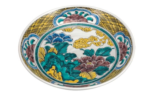 九谷焼 9号盛皿 牡丹 a01 食器 キッチン雑貨 キッチンアイテム 雑貨 お皿 食卓 テーブルコーディネート 盛り付け 