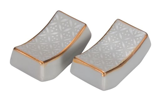 九谷焼 組箸置 白七宝 a05 食器 キッチン雑貨 キッチンアイテム 雑貨 食卓 テーブルコーディネート 箸置きセット 