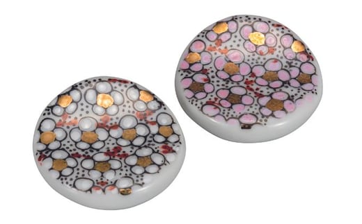 九谷焼 組箸置 梅詰 a015 食器 キッチン雑貨 キッチンアイテム 雑貨 食卓 テーブルコーディネート 箸置きセット 