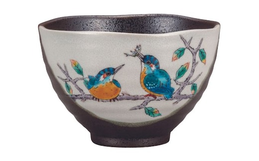 九谷焼 茶漬碗 かわせみ a02 食器 キッチン雑貨 キッチンアイテム 雑貨 食卓 テーブルコーディネート お茶漬け用 丼ぶり 