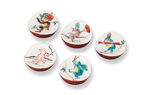箸置 鳥獣戯画 民芸品 工芸品 雑貨 小物 小鉢 キッチン雑貨 キッチン用品 