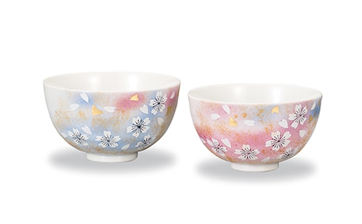 組飯碗 花の舞 民芸品 工芸品 雑貨 キッチン雑貨 キッチン用品 お茶碗 茶碗 