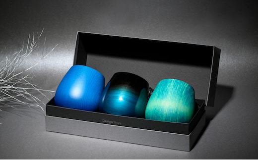 THE EASTON 能登ヒバタンブラー ラウンドタイプ 各産地 3点セット 能美市