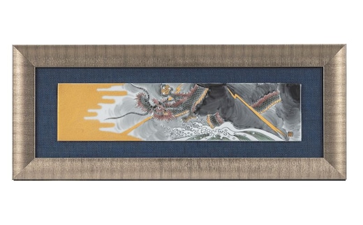 九谷焼 陶額・龍神