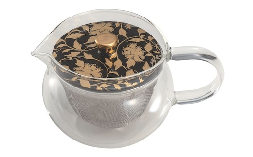 九谷焼 九谷和ポットNAGOMI POT・金襴手 黒