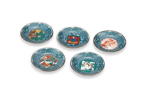 3号皿揃 歴代画