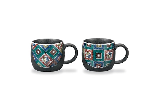 ペアマグカップ 石畳の図