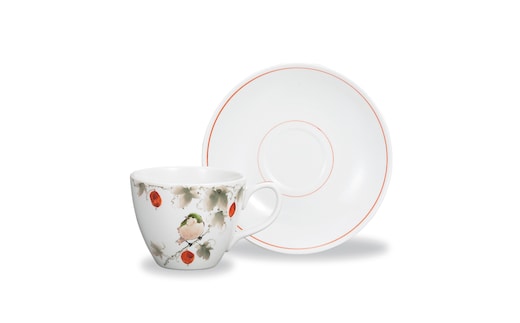 カップ＆ソーサー 秋 中村陶志人作