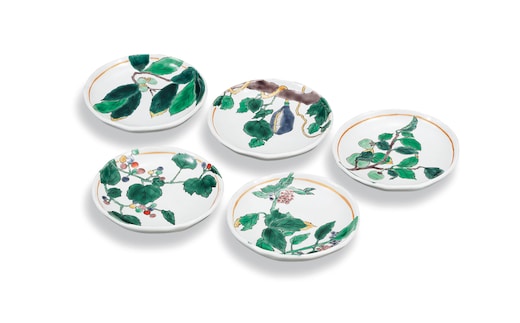 5号皿揃 山の恵み 晄窯